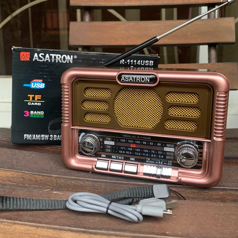 Radio asatron R-1114USB/Radio simple/Radio usb/Radio jadul