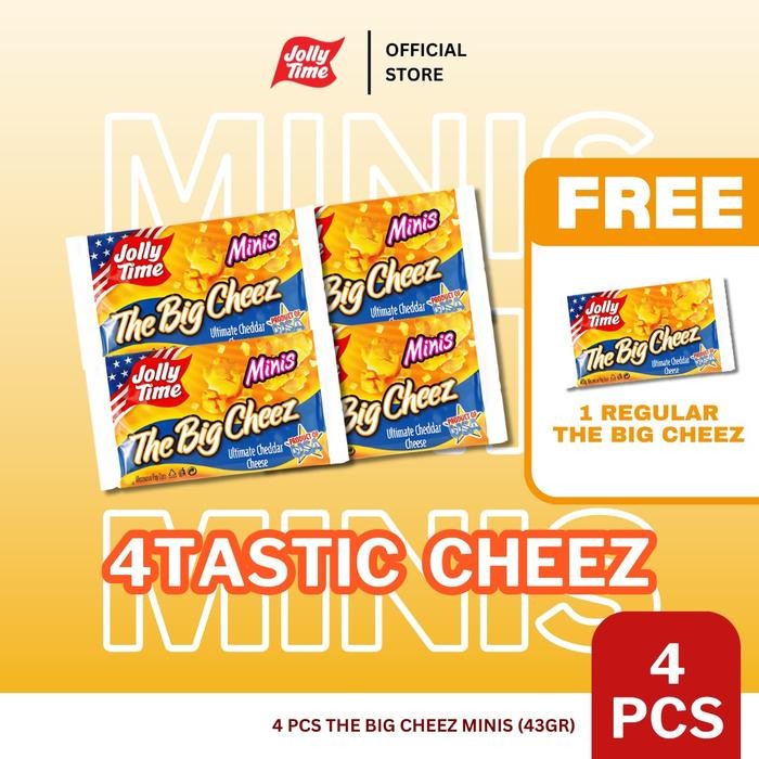 

Jolly Time Minis Mircowave Popcorn Varian 4 Tastic - 4Tastic cheez