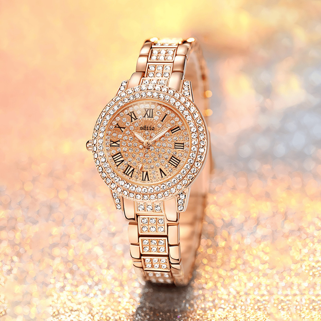 Pilih 2, diskon 50% Jam Tangan Wanita Dewasa Rose Gold Elegan – Jam Tangan Anti Air Branded Ori, Jam
