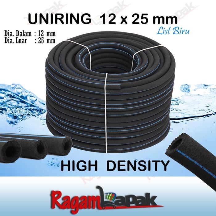 Selang Uniring Nano 12x25 mm | Selang Aerator Nano Gelembung Uniring 12/25 mm ( 1 meter )