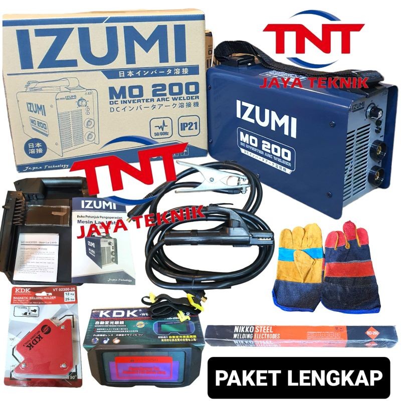 MESIN LAS INVERTER IZUMI MO 200 / TRAFO LAS INVERTER IZUMI MO 200 / TRAVO LAS IZUMI MO MMA 200