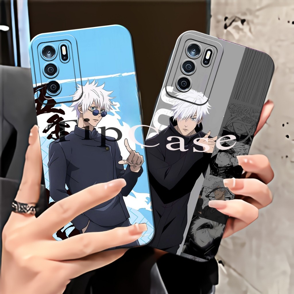 Case Hp Untuk Oppo A16/ A54s/ A54  Fashion Case Silikon Lentur Procamera  Motif Anime Gojo