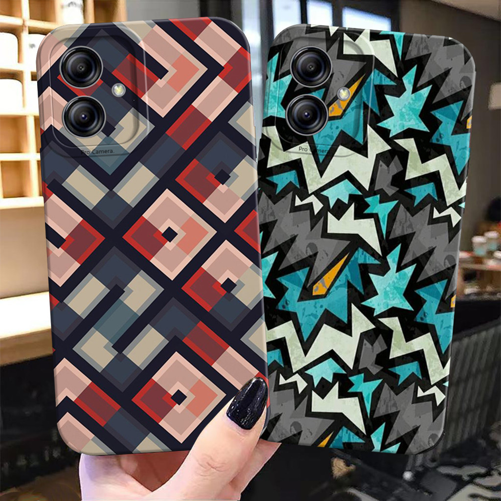 Case Samsung A04E A04 - Silikon Samsung A04E A04 - Softcase Motif Abstrak Samsung A04 A04E