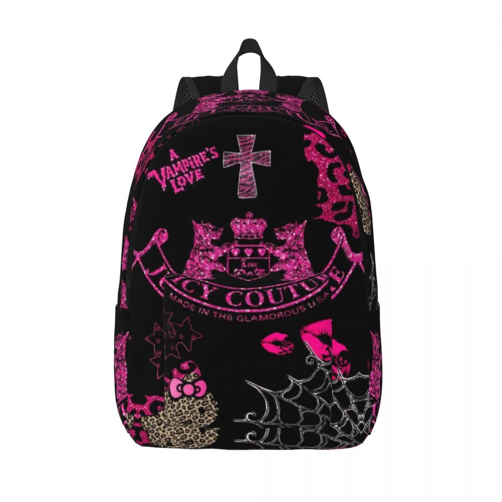 Juicy-Couture Backpack for Men Women Fashion Student Business Daypack College Shoulder Bag