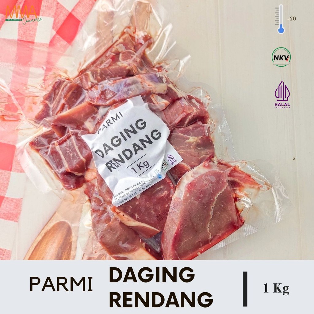 

Parmi Daging Rendang - 1000 gram / Daging Sapi Rendang 1000 gram 1 kg