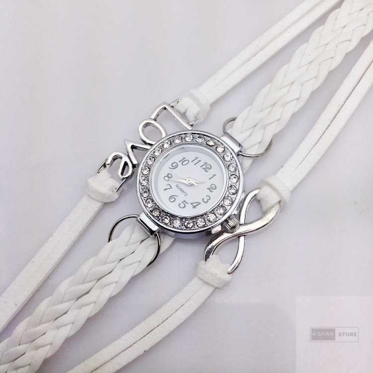 jam tangan love infinite diamond bracelet watch JWA010 original reallpic