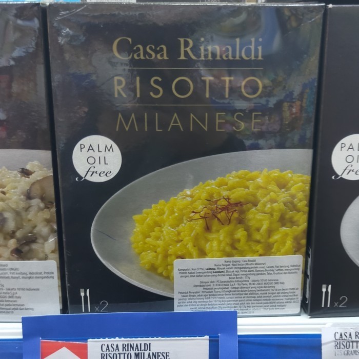 

Casa Rinaldi Risotto rice milanese 175gr beras