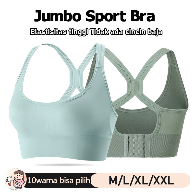 Sport Bra Wanita Tanpa Kawat gym bh  Bra Sport Bra Olahraga Bra Tali Silang 2021