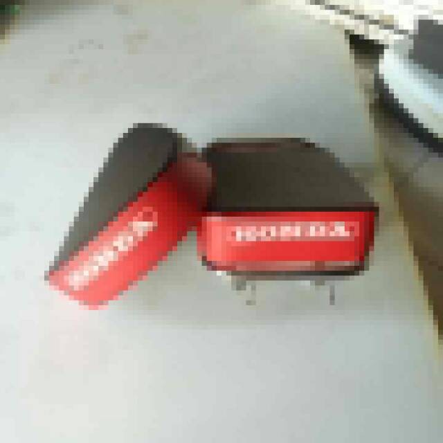 Jok Motor Pispot C70 Hitam Merah plus pangkon