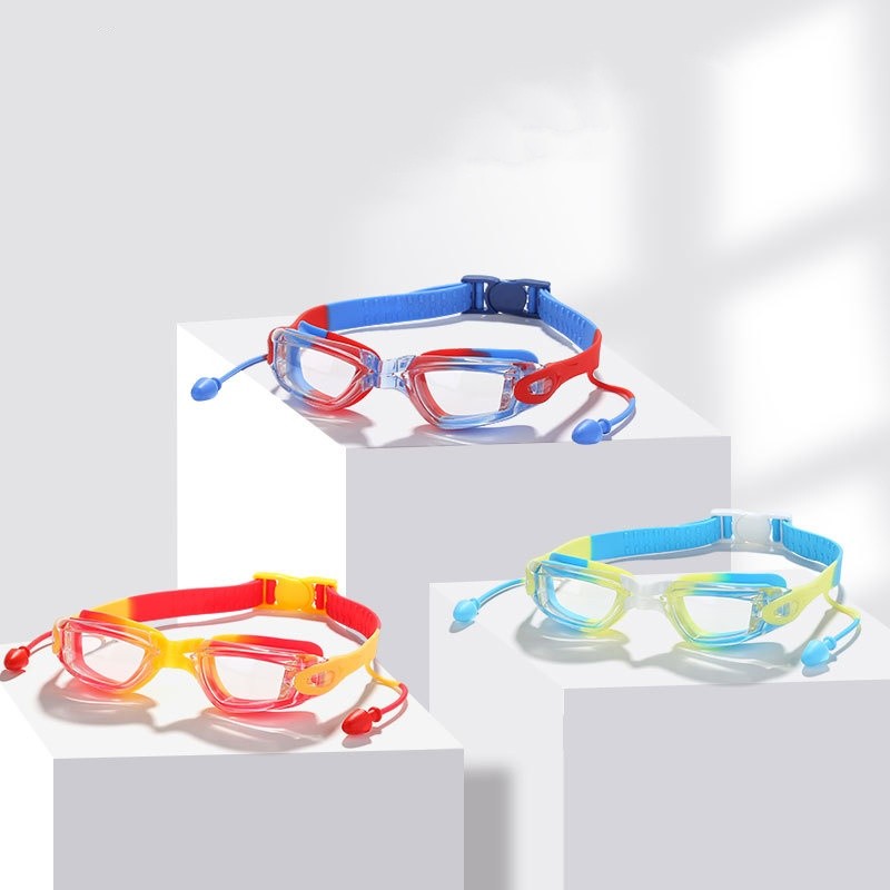 CC CHARMANTKacamata Renang Anak/Kacamata Renang Dewasa, Penutup Telinga Silikon, Kacamata Renang