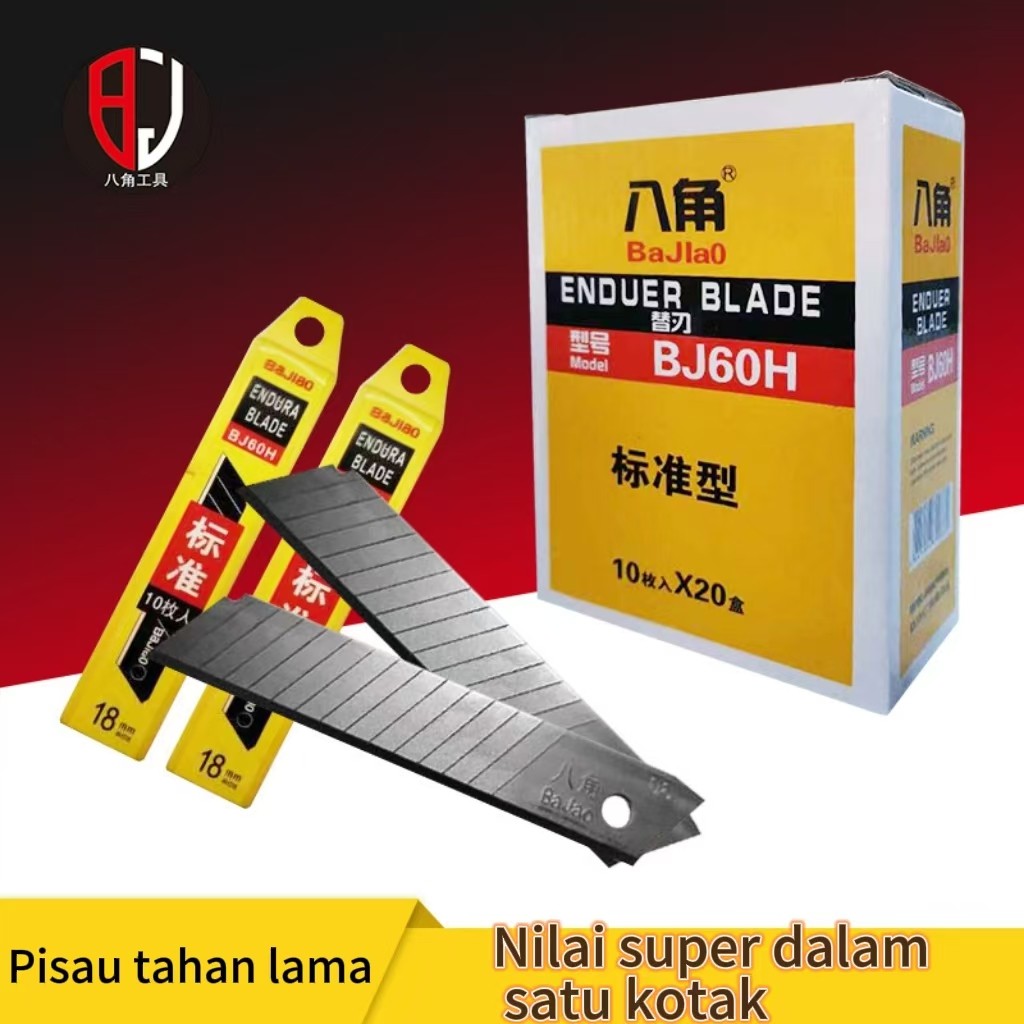 

1 box berisi 20 tube Pisau Seni Pisau 0.6mm Ketebalan Standar Pisau Baja Karbon Ukuran 65