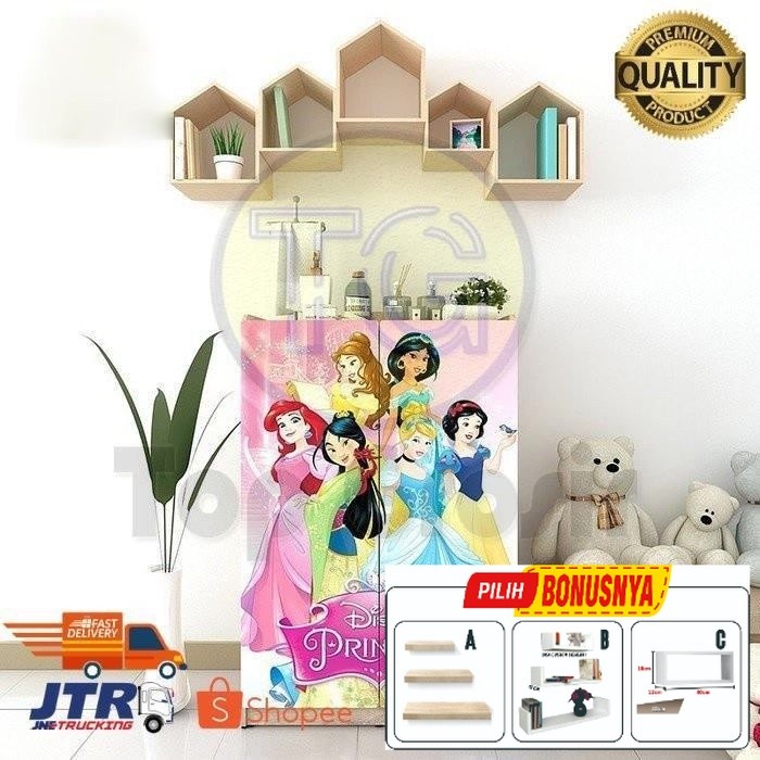 Lemari Anak Karakter Princes-Lemari Anak Seri BLK PRINCES Merk OLYMPIC