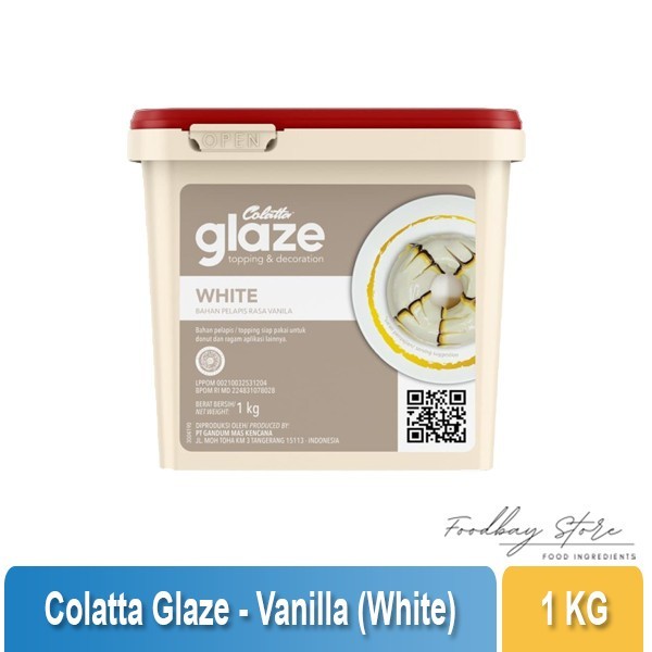 

✨TERLARIS -COLATTA - Glaze 1 Kg New Packaging all varian - Glaze White