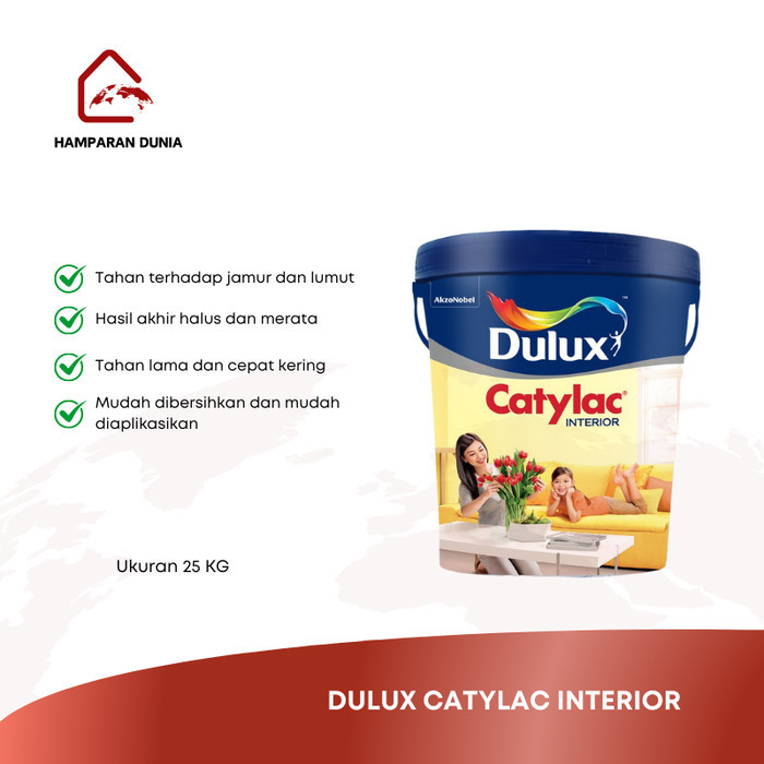 DULUX CATYLAC INTERIOR - CAT TEMBOK 25KG