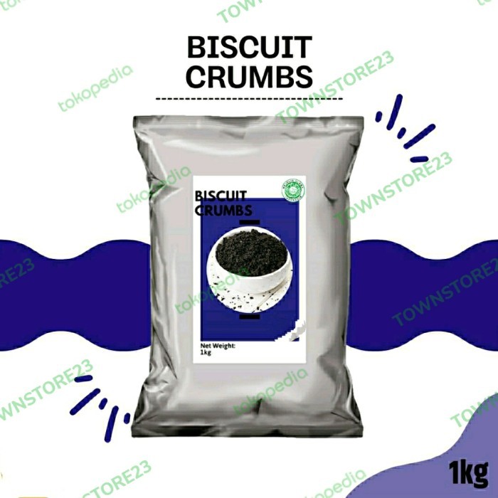 

✨TERLARIS -BISKUIT CRUMB REMAHAN TAMBAHAN TOPPING 1KG - HALUS