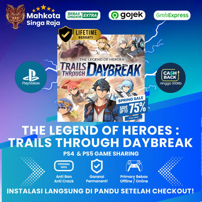 The Legend Of Heroes : Trails Through Daybreak - PS4, PS5 Game Sharing