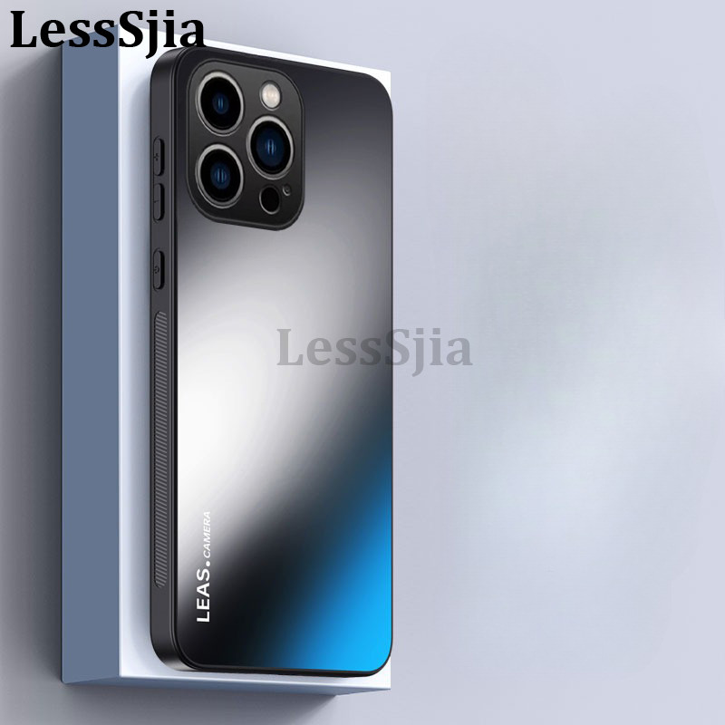 Phone cover For iPhone 11 12 13 14 15 16 Pro Max case shell Metallic Paint Case Camera Protective Ha