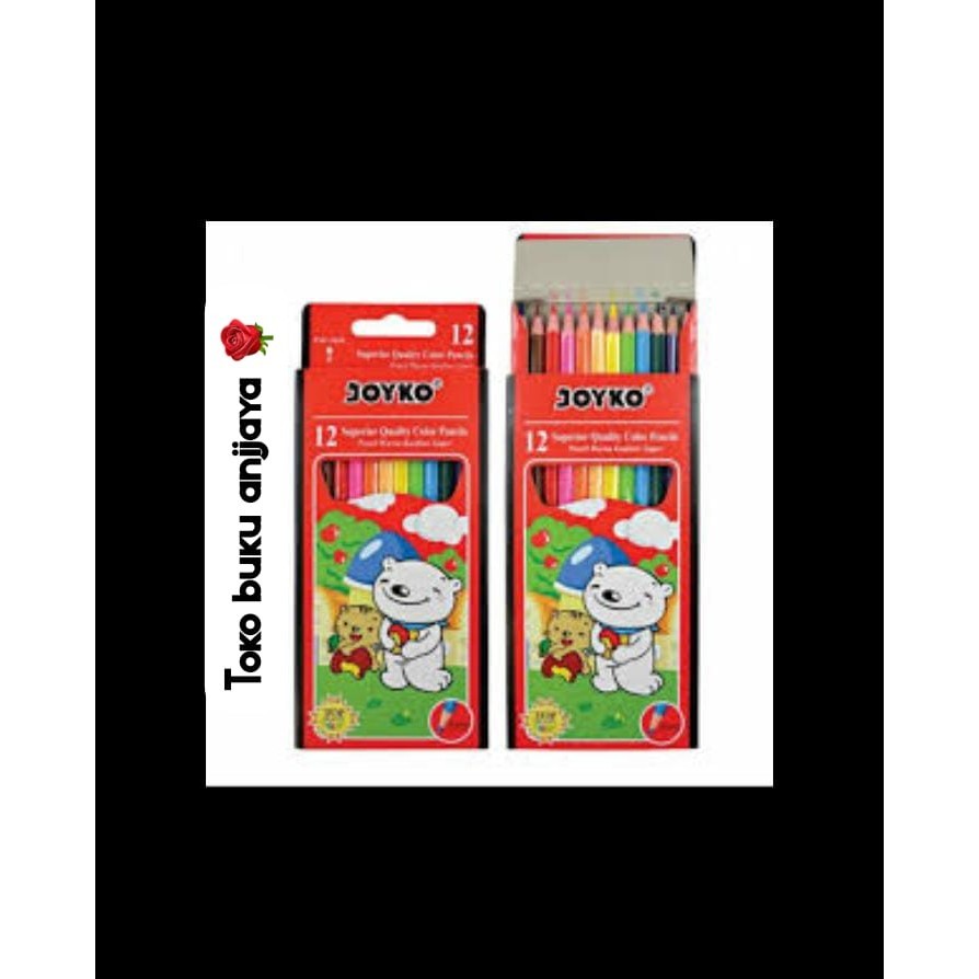 

PENSIL WARNA MEREK JOYKO 12 WARNA [CP-12PB] 1SET ISI 12 WARNA
