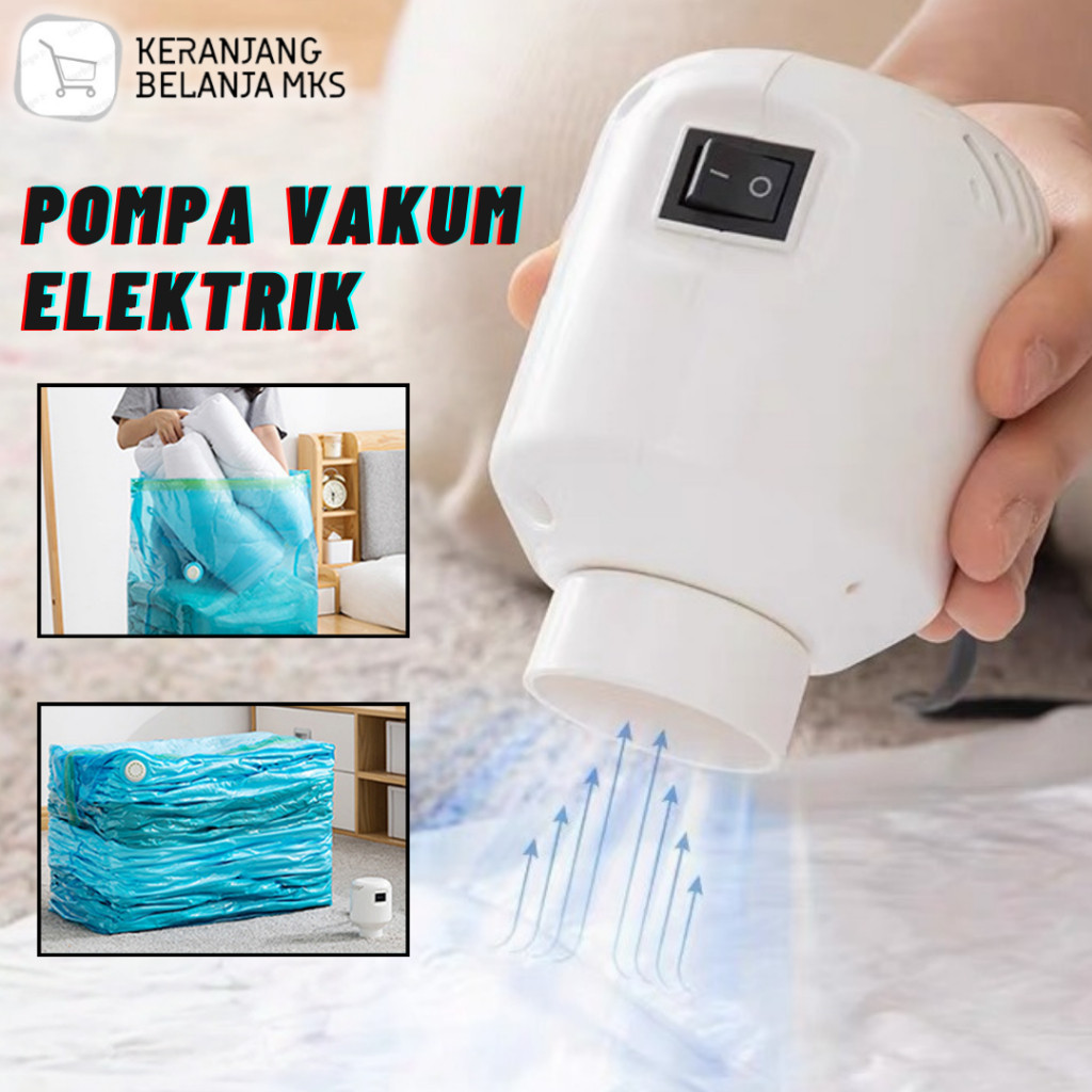 Pompa Vakum Baju Elektrik / Pompa Vacum Kantong Pakaian Elektrik