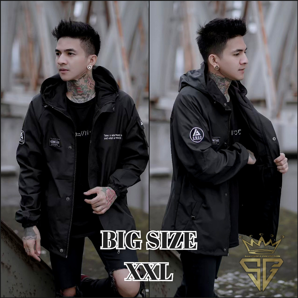 BIG SIZE XXL - JAKET CASUAL - JAKET PARASUT PRIA - JAKET PRIA - JAKET CASUAL PRIA// PROMO MURAH FASH