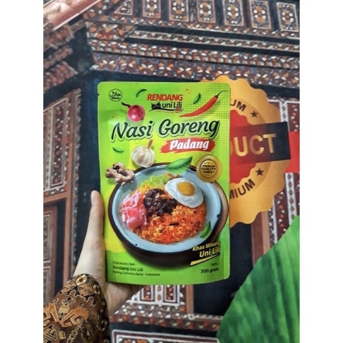

✨TERLARIS -Bumbu Nasi Goreng Padang Instan By Rendang Uni Lili - Pedas
