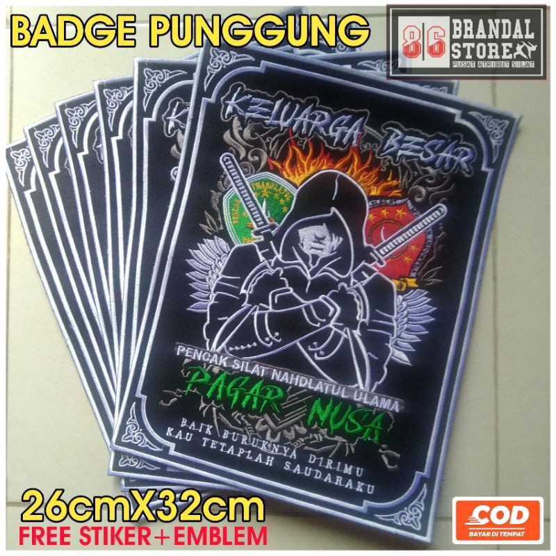 bet/emblem/badge punggung pagar nusa[COD] By Dhasing Fashion