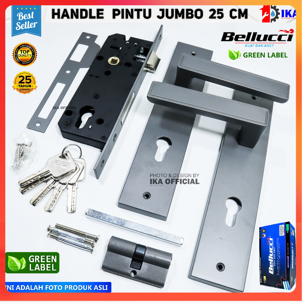 Kunci pintu top grande silinder handle pintu komplit / KUNCI PINTU TOP GRANDE ROYAL 25 CM LARGE /KOM