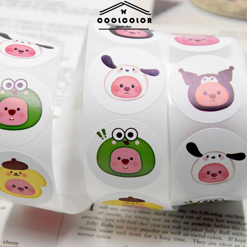 

COD❤️Stiker Gulung Loopy Kartun Lucu Dekorasi Scrapbook Stiker Penyegel Kreatif-CL