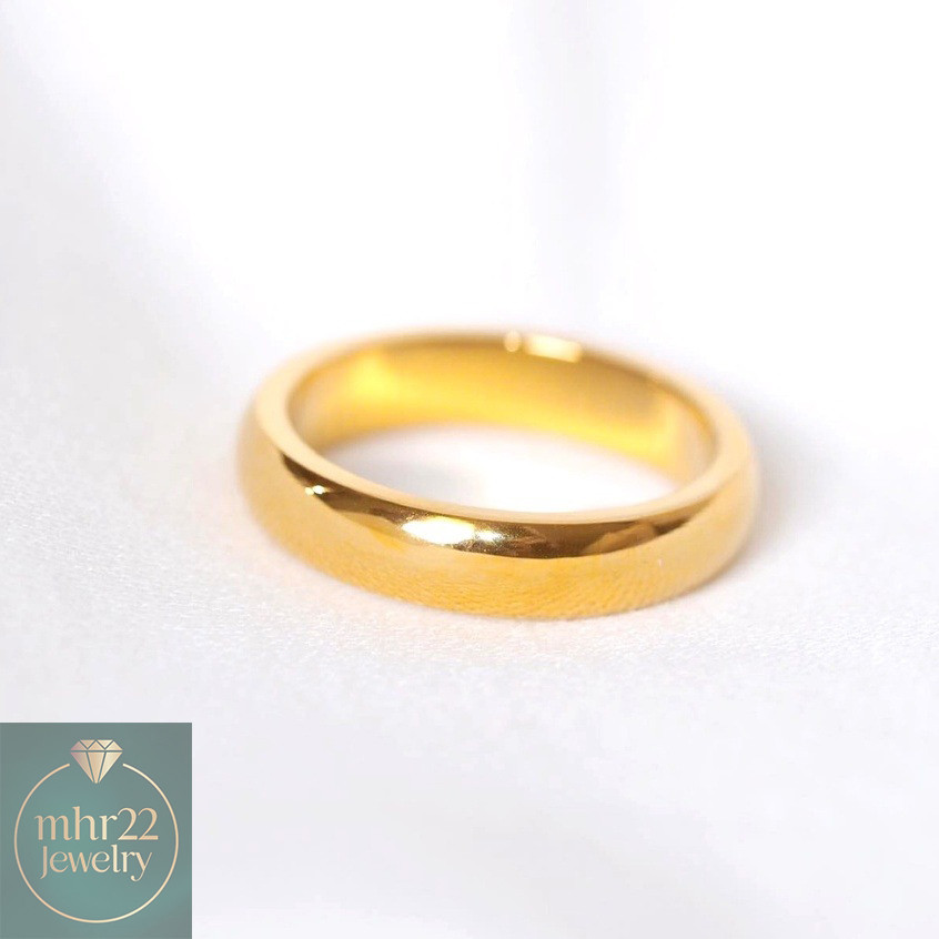 promo.....cincin polos emas asli 24k kadar 17,7 emas muda dapat surat dan dompet