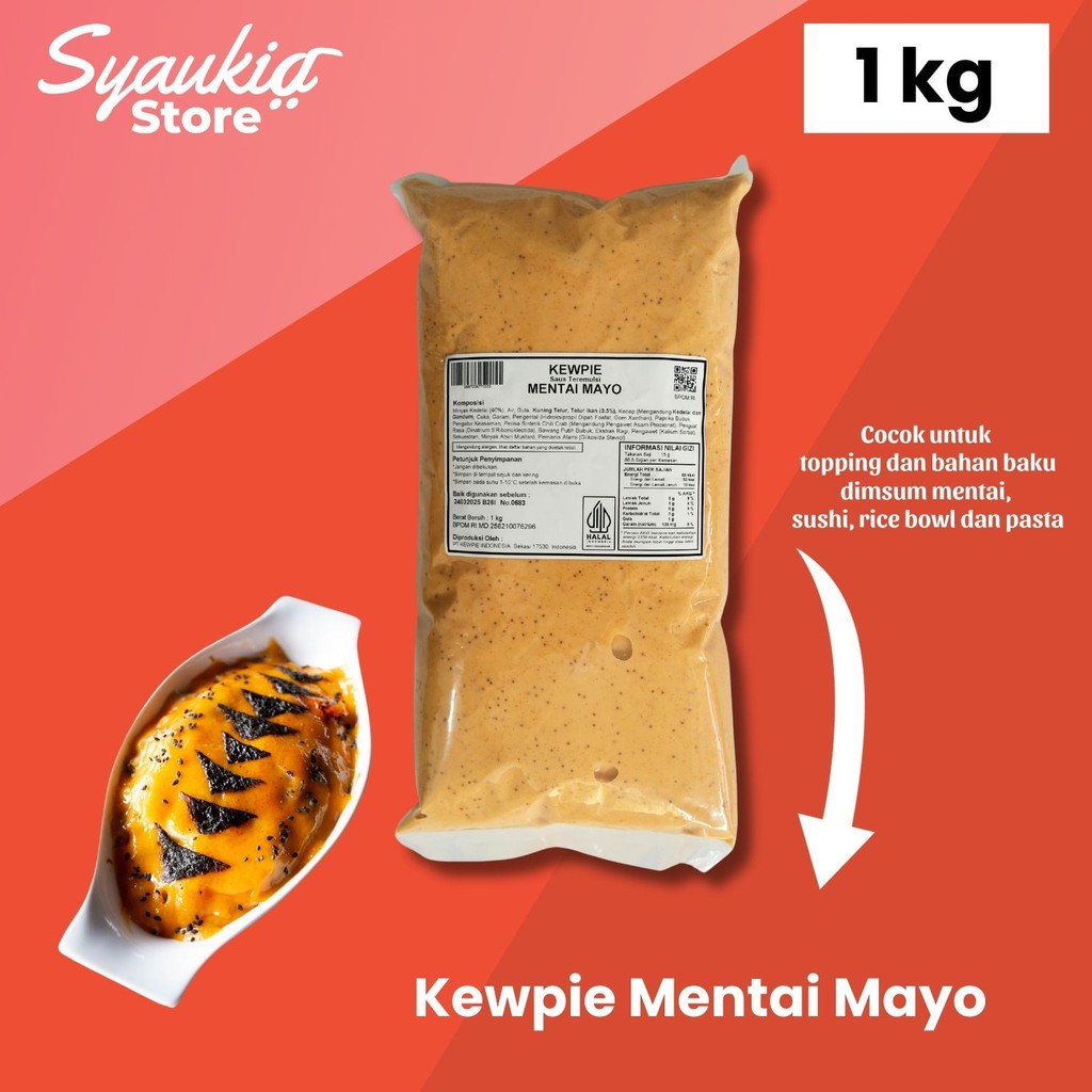 

Kewpie Saus Mentai 1 Kg Halal Premium Syaukia Store