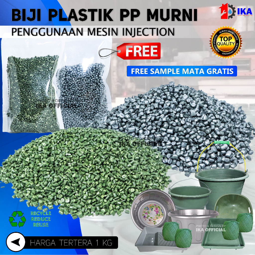 SAB Biji Plastik PP Warna per kg biji plastik PP murni Polypropylene Propan