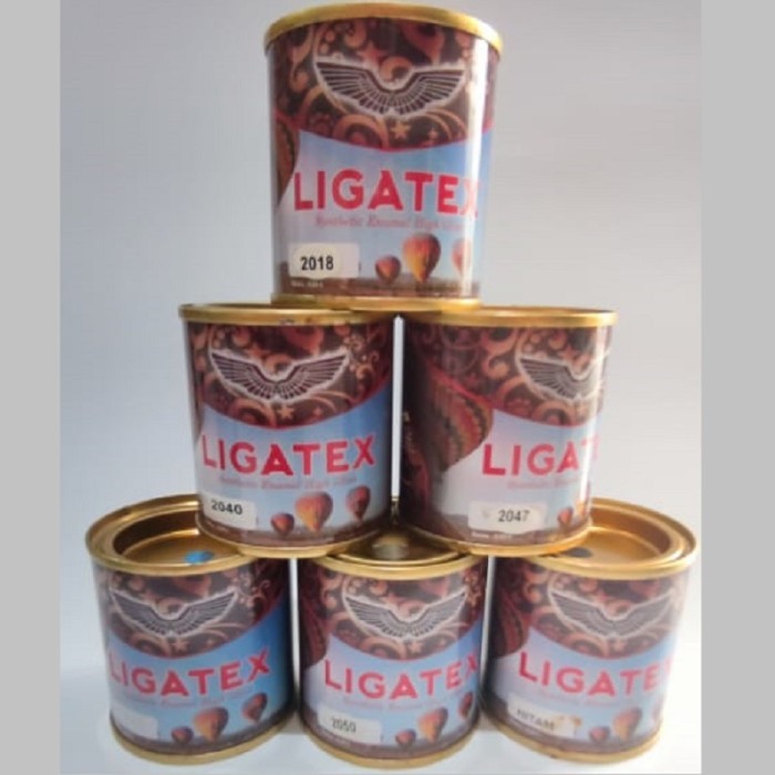 

Cat Minyak untuk Besi & Kayu Cap Kuda Terbang atau LIGATEX Ukuran kaleng kecil - 0.1 Liter