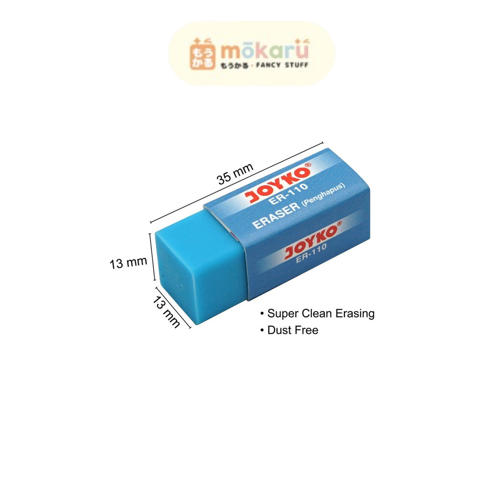 

Joyko Eraser Penghapus ER-110 Color / Penghapus Pensil Kecil Warna Warni
