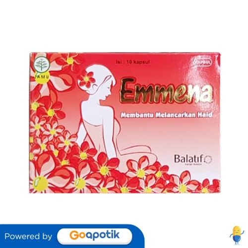 Emmena Box Isi 10 Kapsul / Membantu Melancarkan Haid