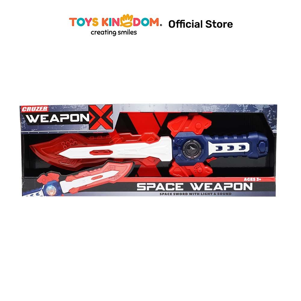 Toys Kingdom Cruzer Weapon-X Space Blade Toys Kids Toy Senjata Sword Gun Toys Main Pedang Set Mainan