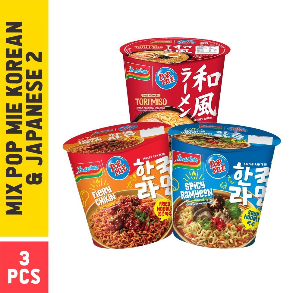 

3 Pcs - Mix Pop Mie Korean & Japanese (2)