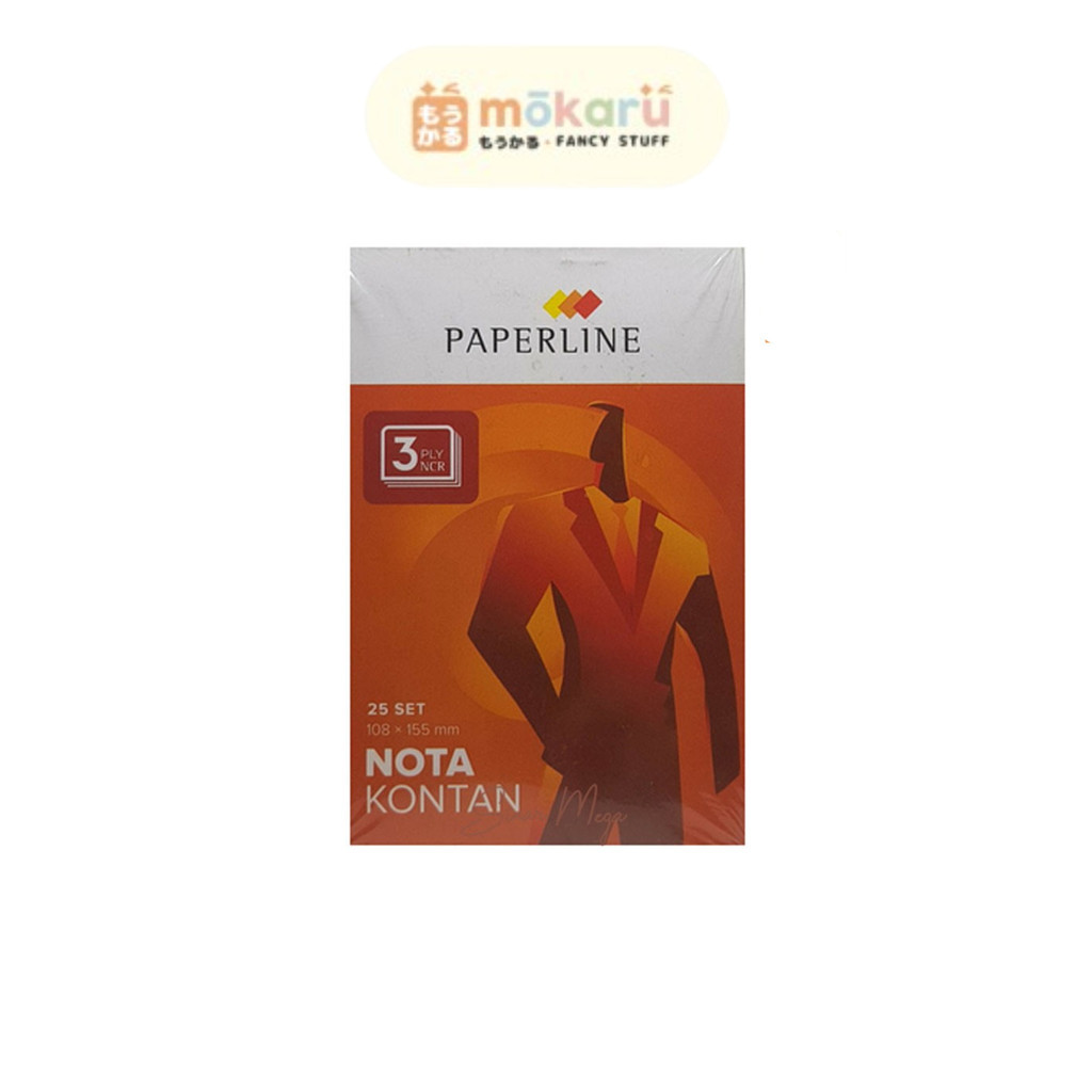 

Paperline Buku Nota Kontan 3 Ply NCR/ Rangkap Kecil Murah