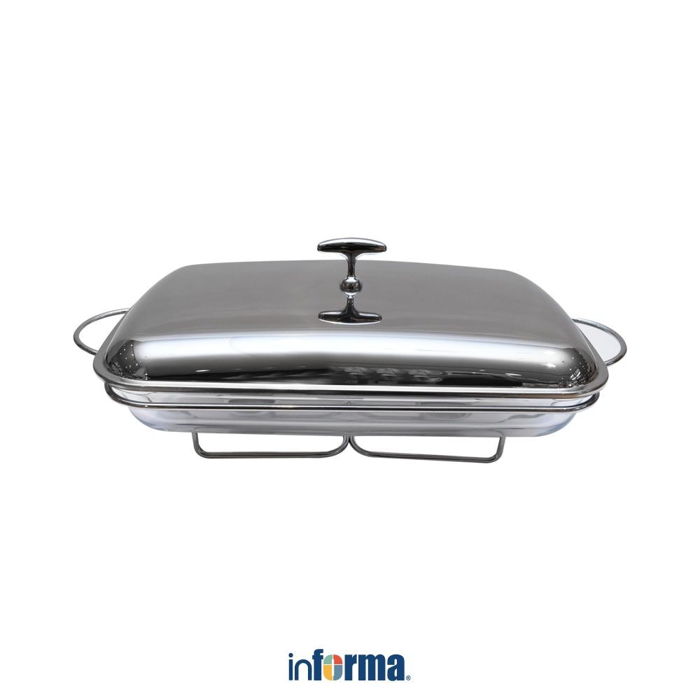 Informa Appetite 3 ltr Casserole Penghangat Makanan Ellipse Food Warmer Wadah Saji Dengan Penghangat