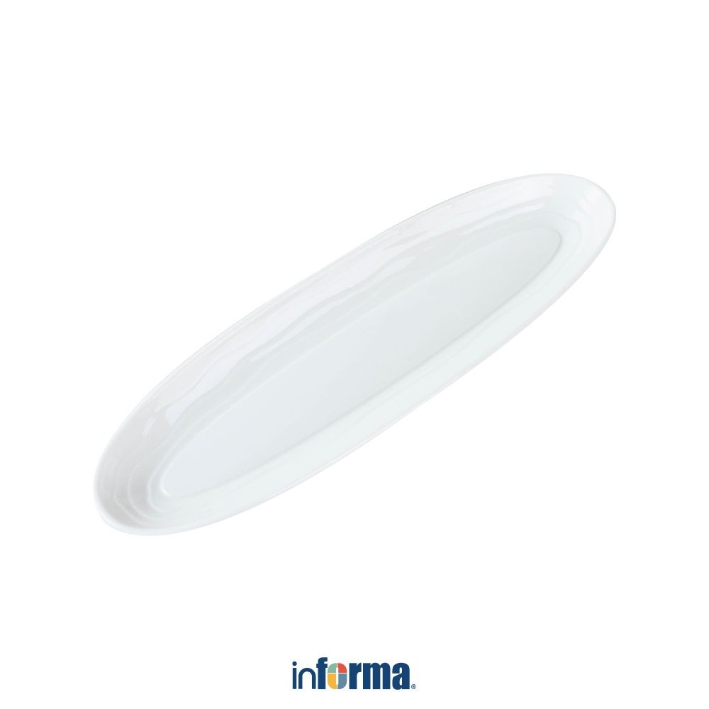 Informa Appetite 30.5 cm Theia Piring Saji Oval Serving Plate Wadah Hidangan Food Grade Piring Lauk 