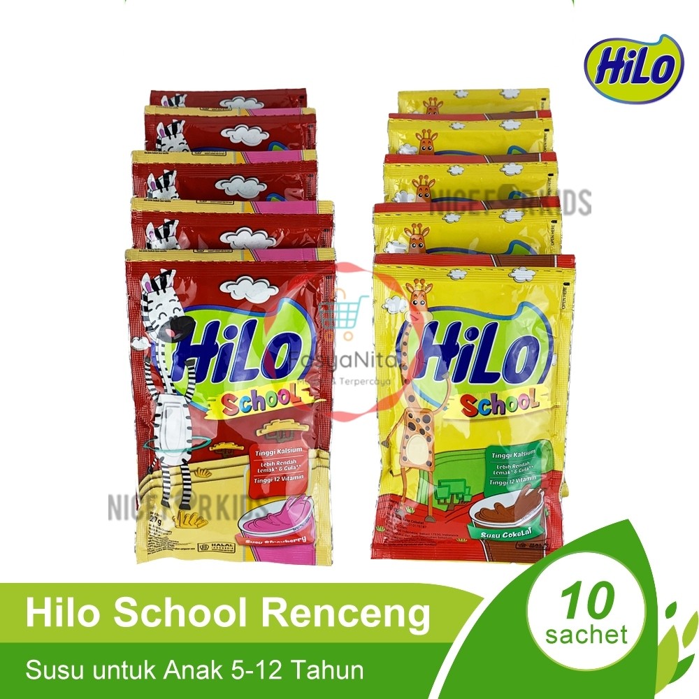 

Hilo School Renceng Isi 10sachet / Susu Tinggi Kalsium untuk Anak-anak Usia 5-12 Tahun / Susu Hilo School - Fasyanita Denpasar