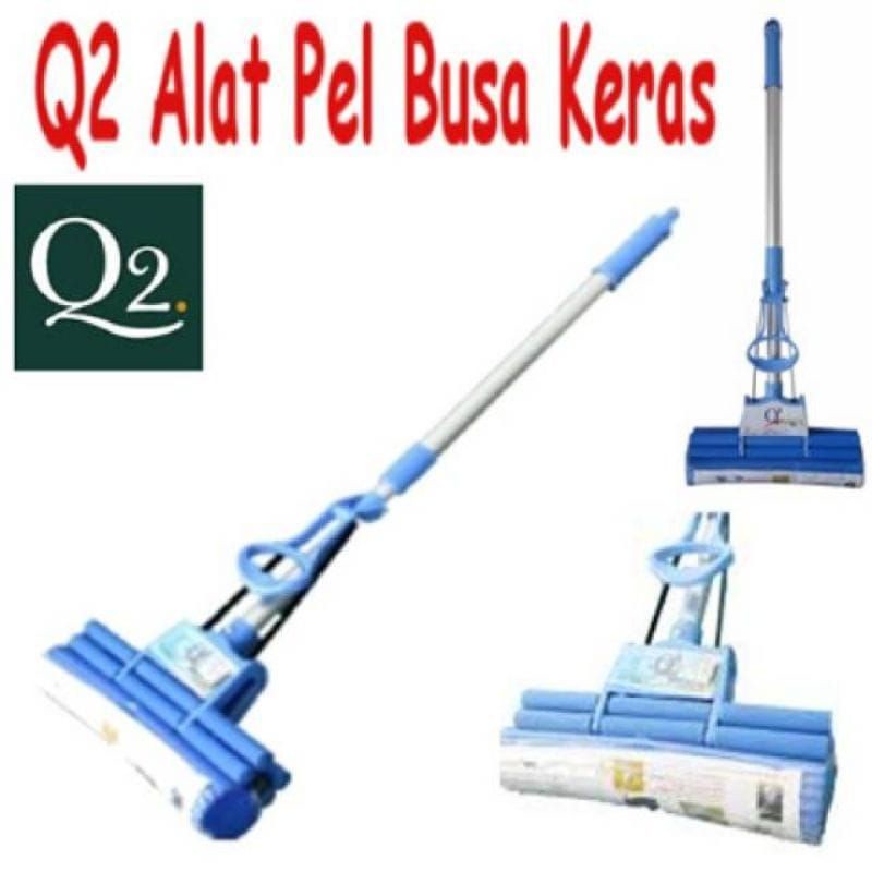 Alat pel busa keras pengepel lantai praktis alat pel Q2 sodok pel lantai busa alat pell busa