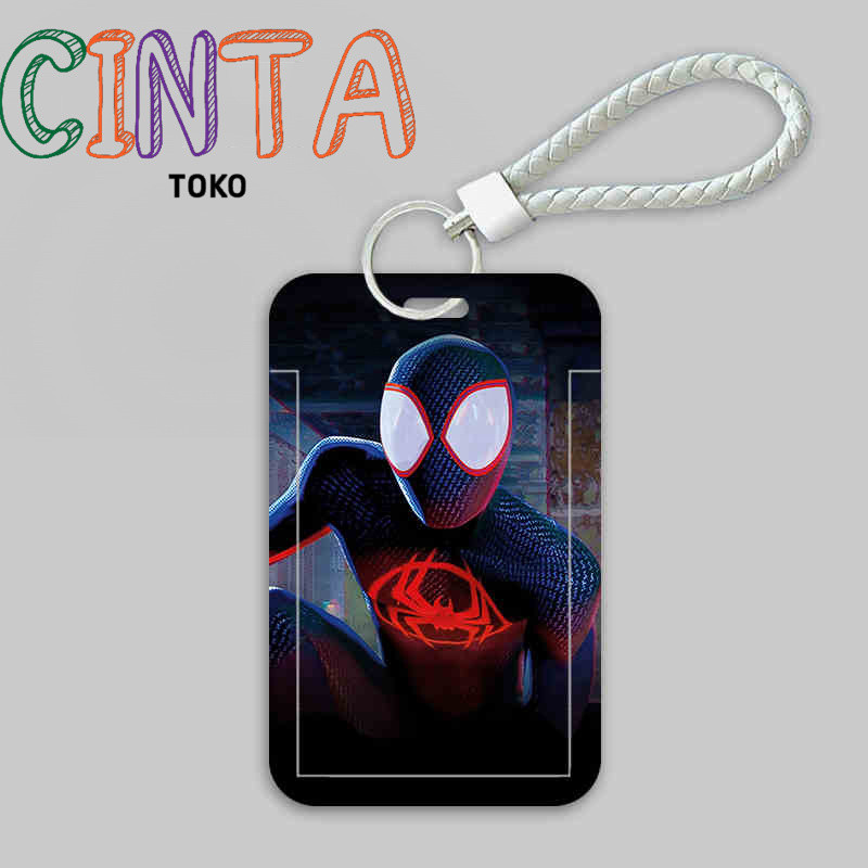 

Spider-Man Across the Universe Card Holder Student Campus Meal Card Bus Card Work ID Badge Kindergarten Protective Cover