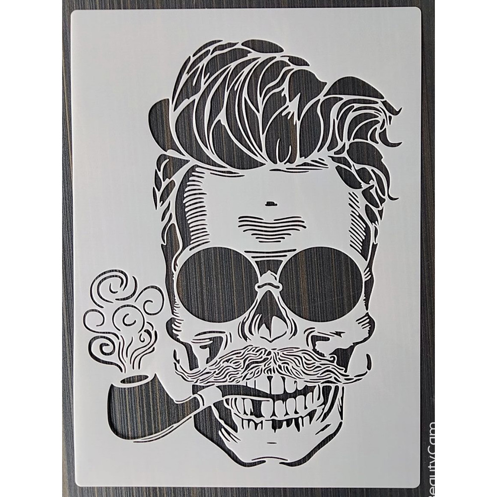 

1Pcs21*29Cm Fashion Old Man DIY Layering Stencils Wall Painting Furniture Scrapbook Coloring Embossing Album Decorative Template