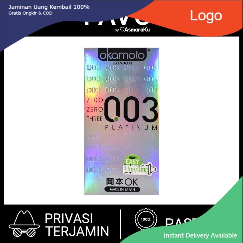 

Kondom Okamoto Platinum isi 10 Pcs - Kondom Paling Tipis Terbaik