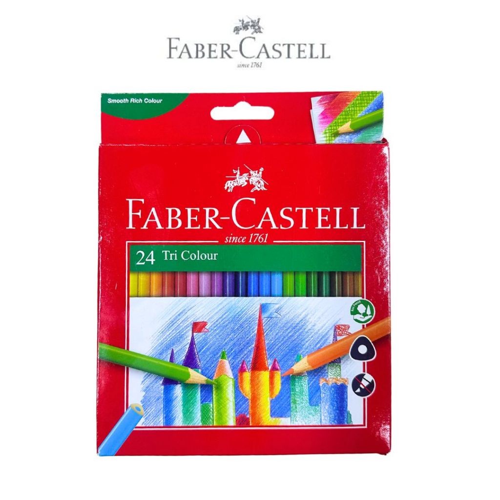 

Faber-Castell Pensil Warna Anak Tri Colour