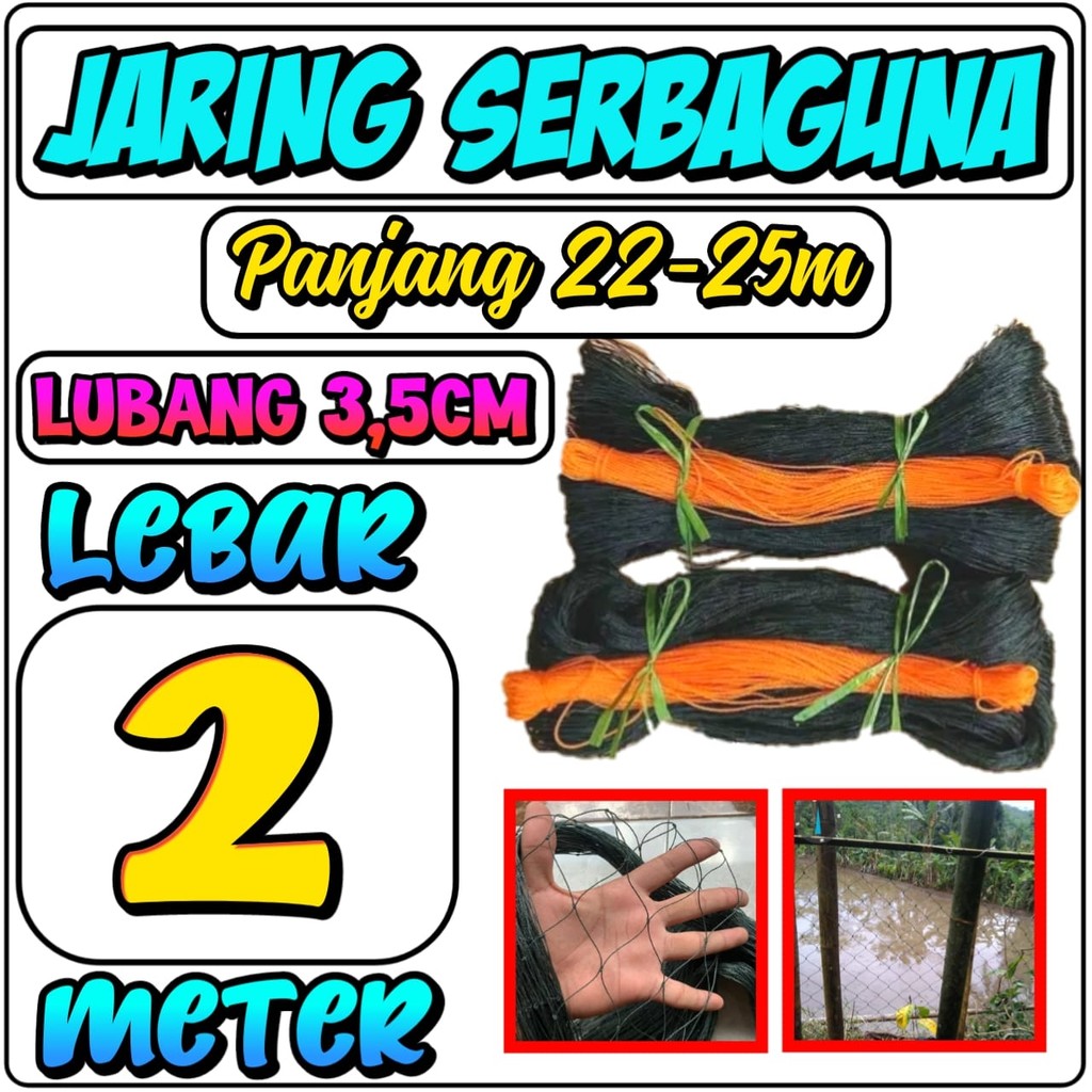 Jaring Ayam Jaring Kandang Ayam Lebar 2 Meter x Panjang 20-25 Meter