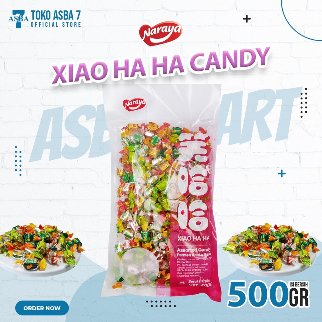 

NARAYA XIAO HA HA ASSORTED CANDY 500G