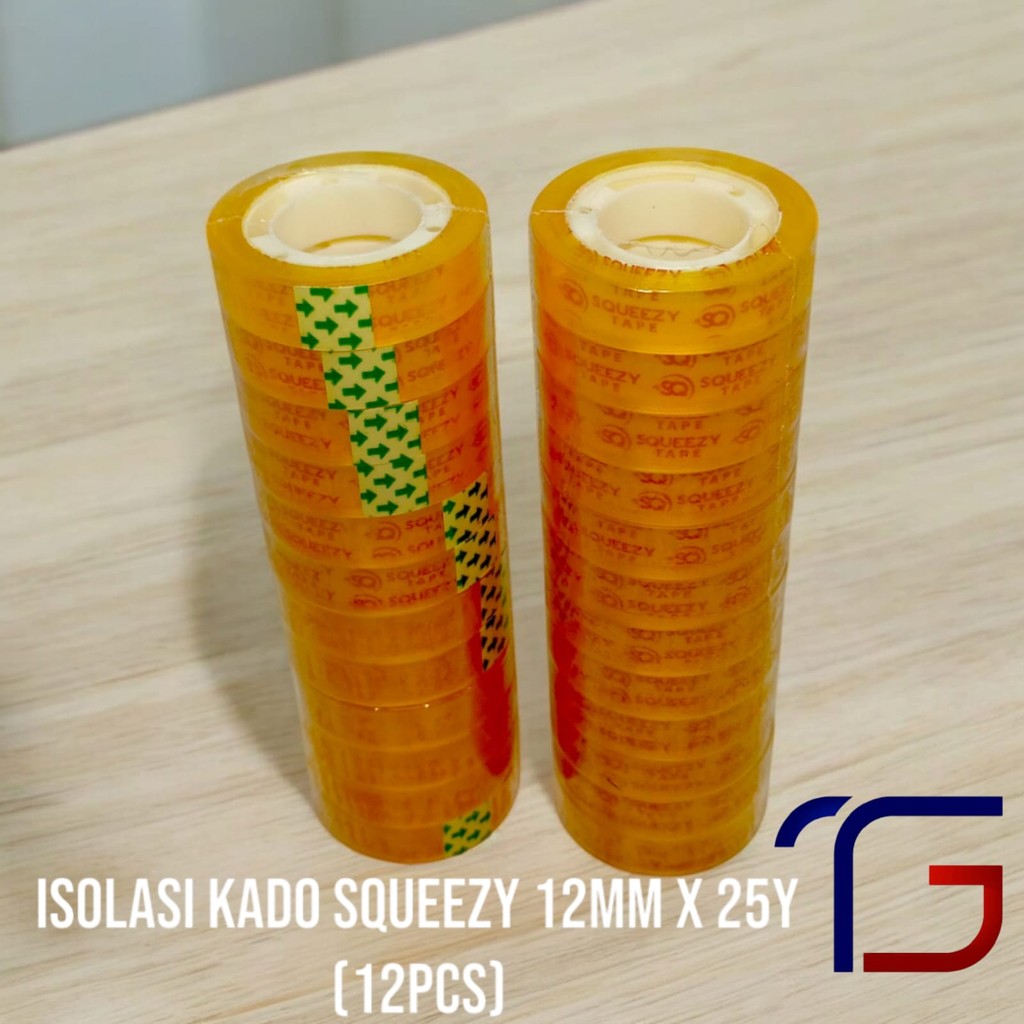 

Isolasi Kado Murah Squeezy 12mm x 25y isi 12pcs