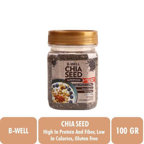 

B-Well Black Chia Seed 100gr/Biji Chia Seed Hitam Peru