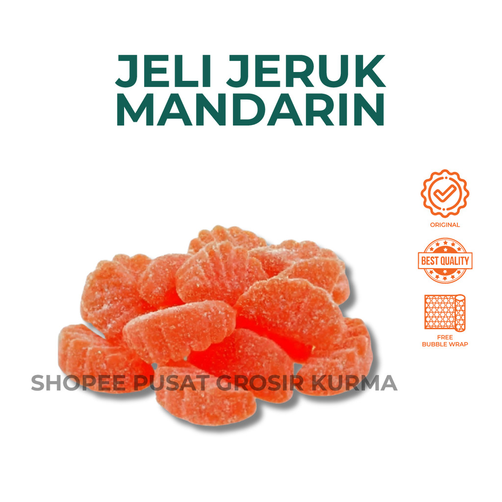 

PERMEN JELLY JERUK MANDARIN 200GR MANISAN JELLY JERUK NARAYA